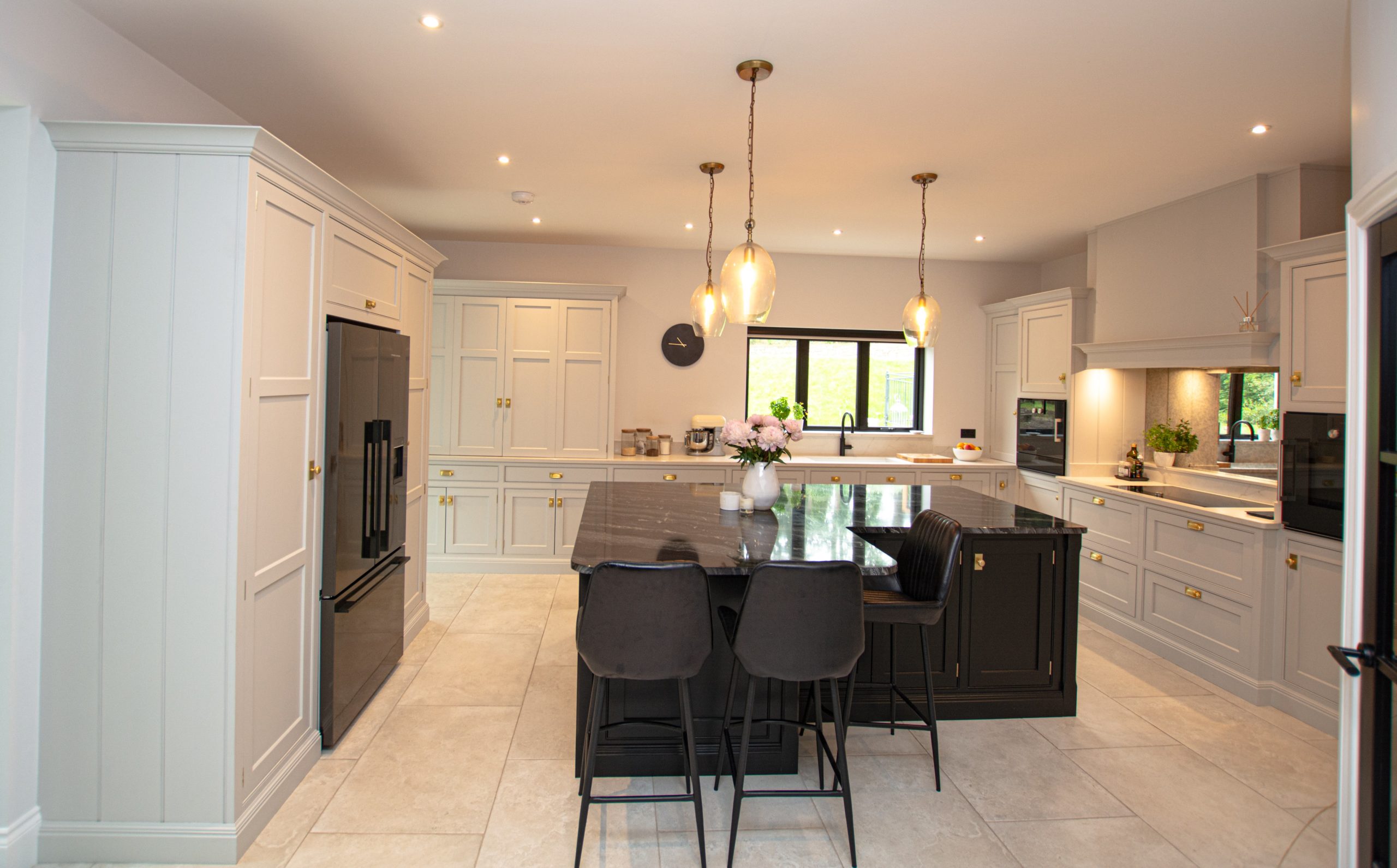 Monochrome Shaker Kitchen